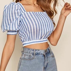 Stripped Crop top